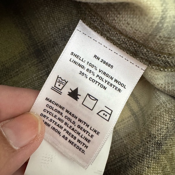 NWT Pendleton Men's Green Plaid Board Shirt- Size XL - Picture 8 of 10